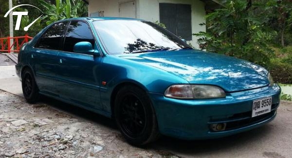 HONDA CIVIC 4 D ปี 95 เครื่อง D15B Vtec เกียร์ออโต้ แก๊ส LPG ภาษีไม่ขาด เอกสารพร้อมโอน