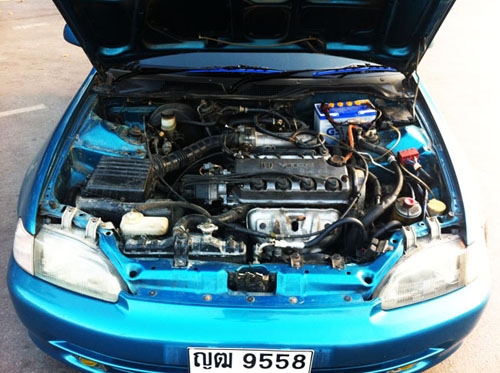 HONDA CIVIC 4 D ปี 95 เครื่อง D15B Vtec เกียร์ออโต้ แก๊ส LPG ภาษีไม่ขาด เอกสารพร้อมโอน