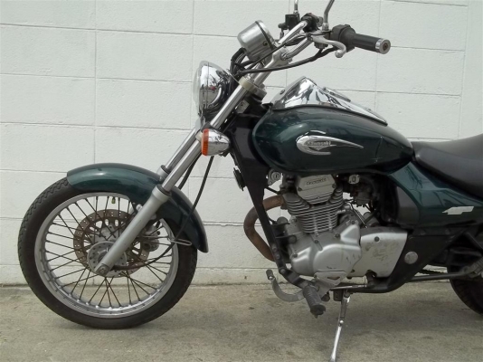 Kawasaki Boss 175CC สีเขียว รถมือเดียว Kawasaki Boss 175CC สีเขียว รถมือเดียว
