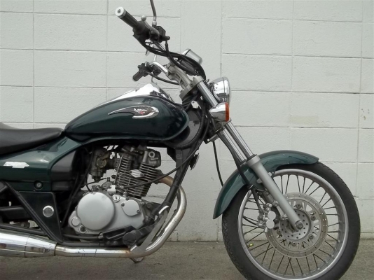 Kawasaki Boss 175CC สีเขียว รถมือเดียว Kawasaki Boss 175CC สีเขียว รถมือเดียว