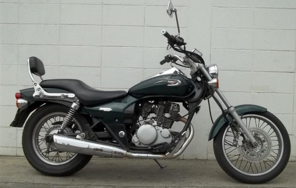 Kawasaki Boss 175CC สีเขียว รถมือเดียว Kawasaki Boss 175CC สีเขียว รถมือเดียว