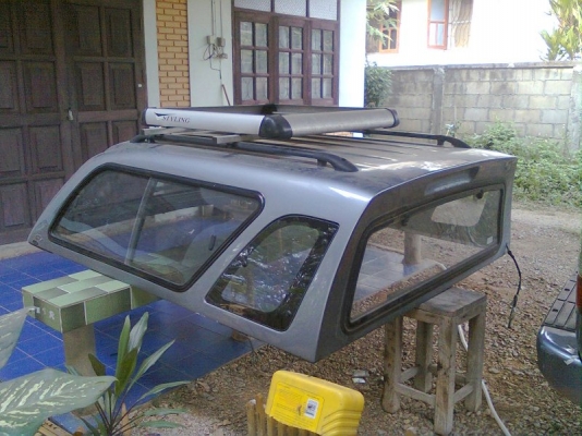 ขายหลังคาใส่กระบะD-MAX CAB ยี่ห้อALPHA(มือสอง)ราคา4000บาท