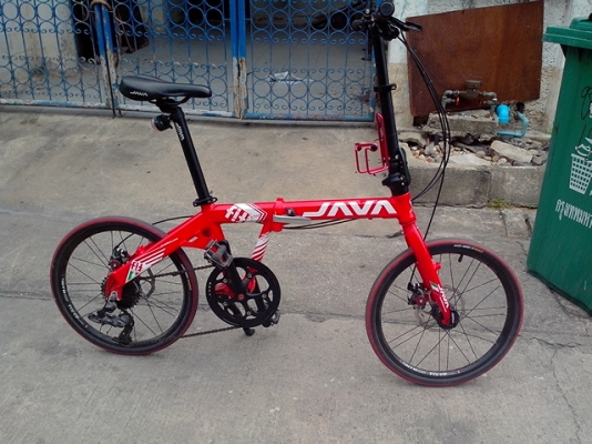 ขายจักรยานพับ java fit 8 speed
