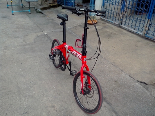 ขายจักรยานพับ java fit 8 speed