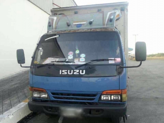 รถอีซูซุ 6 ล้อ ตู้แห้ง NQR  130 แรงม้า. ปี 43  สนใจติดต่อ 081 - 6079515