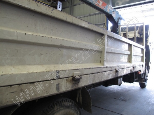 รถบรรทุก 6 ล้อ ยีห้อ HINO รุ่นFC4JLRA ขนาด 170 แรงม้า ติดเครนขนาด 3 ตัน