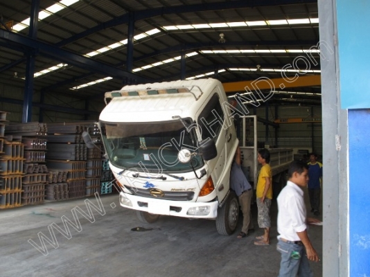 รถบรรทุก 6 ล้อ ยีห้อ HINO รุ่นFC4JLRA ขนาด 170 แรงม้า ติดเครนขนาด 3 ตัน