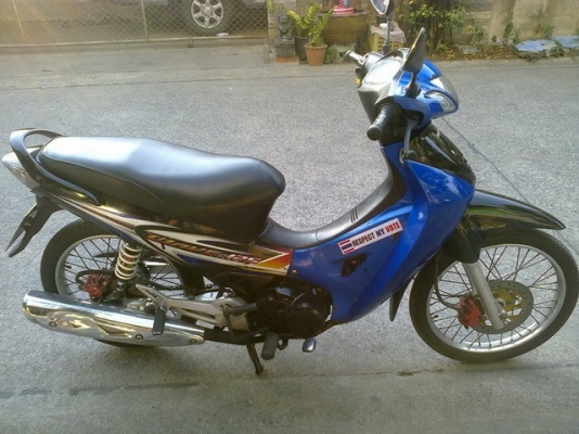 ขายเวฟ125 ปี49 สีน้ำเงินดำ