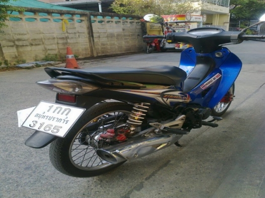 ขายเวฟ125 ปี49 สีน้ำเงินดำ