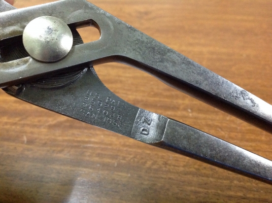 ขายคีม Vintage Channellock No.420 รุ่นสอง ผลิตราวปี 1953-1962 ขายคีม Vintage Channellock No.420 รุ่นสอง ผลิตราวปี 1953-1962