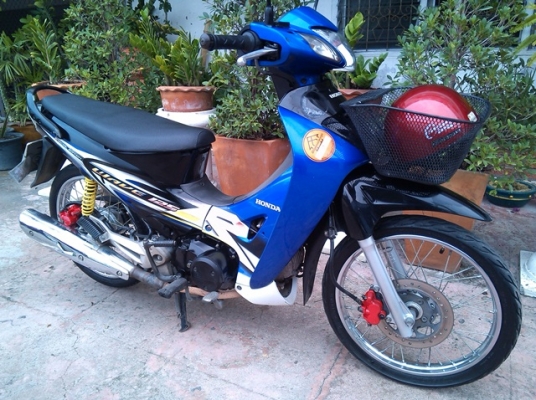 ดิสก์หลังแท้ wave 125 R  ปี50 ubox กุญแจใหญ่