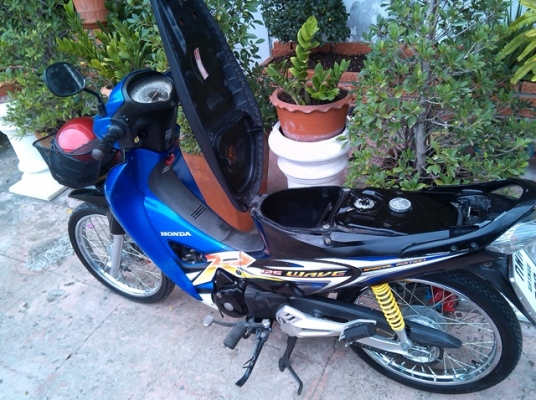 ดิสก์หลังแท้ wave 125 R  ปี50 ubox กุญแจใหญ่