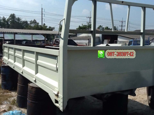 ขายกระบะเหล็ก ถอดออกจาก HINO KM 6 ล้อ