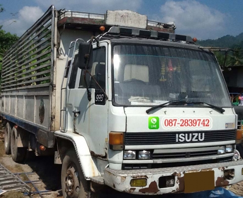 ขายรถบรรทุก (ไม่ดั้ม) 10 ล้อ 1 เพลา กระบะสแตนเลสทั้งลูก