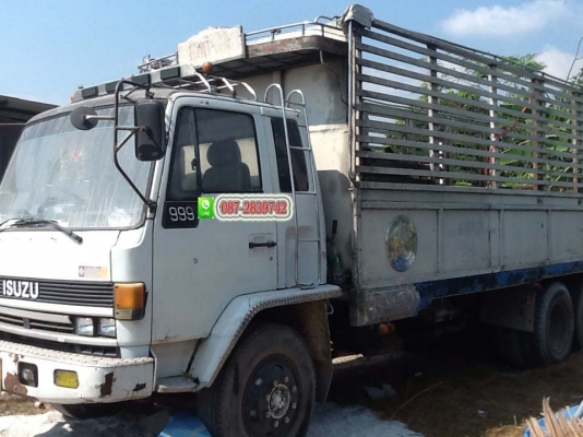 ขายรถบรรทุก (ไม่ดั้ม) 10 ล้อ 1 เพลา กระบะสแตนเลสทั้งลูก