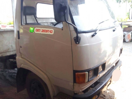 ขายรถบรรทุก 6 ล้อ กระบะพื้นเรียบ (ถอดเครนออกแล้ว) HINO