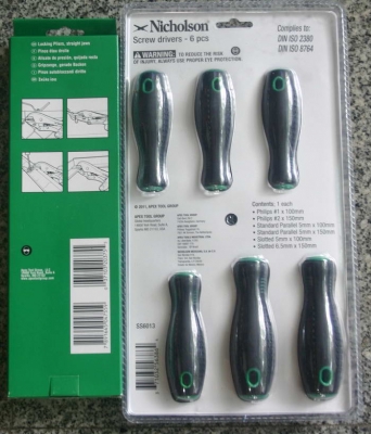 ขายสินค้า NICHOLSON, ตะไบหยาบ 12", ฆ้อนด้ามไม้ 16oz., คีมล๊อค 10", ไขควงชุด 6 ด้าม ขายสินค้า NICHOLSON, ตะไบหยาบ 12", ฆ้อนด้ามไม้ 16oz., คีมล๊อค 10", ไขควงชุด 6 ด้าม