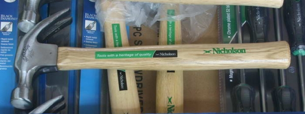 ขายสินค้า NICHOLSON, ตะไบหยาบ 12", ฆ้อนด้ามไม้ 16oz., คีมล๊อค 10", ไขควงชุด 6 ด้าม ขายสินค้า NICHOLSON, ตะไบหยาบ 12", ฆ้อนด้ามไม้ 16oz., คีมล๊อค 10", ไขควงชุด 6 ด้าม