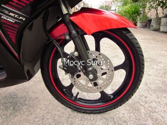 Yamaha Nouvo SX สีแดงดำ ล้อแม็กซ์ ตัวท๊อป  ปี 56 วิ่ง 3,7xxกิโล รถ8เดือน