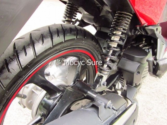 Yamaha Nouvo SX สีแดงดำ ล้อแม็กซ์ ตัวท๊อป  ปี 56 วิ่ง 3,7xxกิโล รถ8เดือน