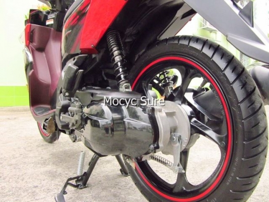 Yamaha Nouvo SX สีแดงดำ ล้อแม็กซ์ ตัวท๊อป  ปี 56 วิ่ง 3,7xxกิโล รถ8เดือน