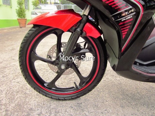 Yamaha Nouvo SX สีแดงดำ ล้อแม็กซ์ ตัวท๊อป  ปี 56 วิ่ง 3,7xxกิโล รถ8เดือน