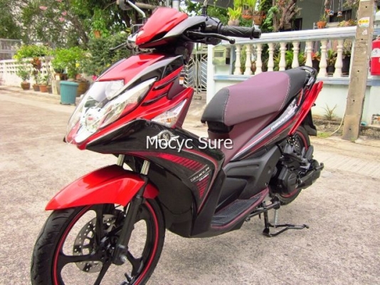 Yamaha Nouvo SX สีแดงดำ ล้อแม็กซ์ ตัวท๊อป  ปี 56 วิ่ง 3,7xxกิโล รถ8เดือน