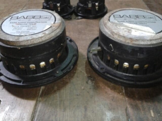 ขายลำโพง4นิ้วmbควอท เยอรมันกับมิดเบสของbabb usa