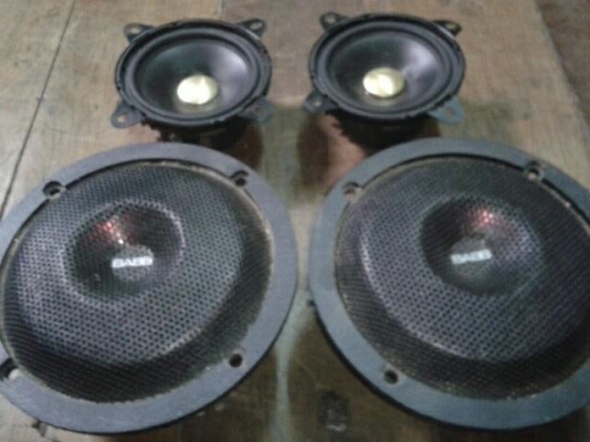 ขายลำโพง4นิ้วmbควอท เยอรมันกับมิดเบสของbabb usa