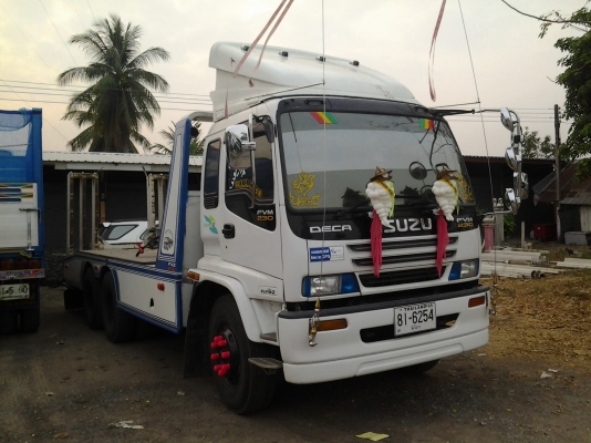 ขายด่วน ISUZU FVM 195 Hp กระบะบรรทุกรถเกี่ยวงามๆครับ(ทีมงานรถคุณภาพ)
