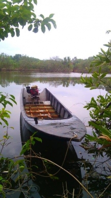 ขายเรือไฟเบอร์พร้อมเครื่องฮอนด้า5แรง