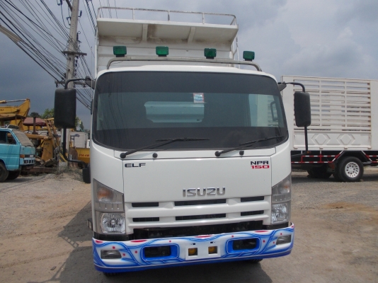 ขายรถดั้ม ISUZU NPR ตาตั้ง เครื่อง 4HK1  150 แรงม้า กระบอกดั้ม 4 ตัน กระบะยาว 4 เมตร กว้าง 2.20 เมตร สูง 1.30 เมตร