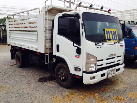 ขายรถดั้ม ISUZU NPR ตาตั้ง เครื่อง 4HK1  150 แรงม้า กระบอกดั้ม 4 ตัน กระบะยาว 4 เมตร กว้าง 2.20 เมตร สูง 1.30 เมตร