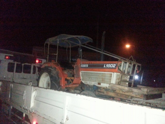 คูโบต้า L1802 พร้อมผานบุก 4  รถไร่สภาพดี เดิมๆถูกๆ