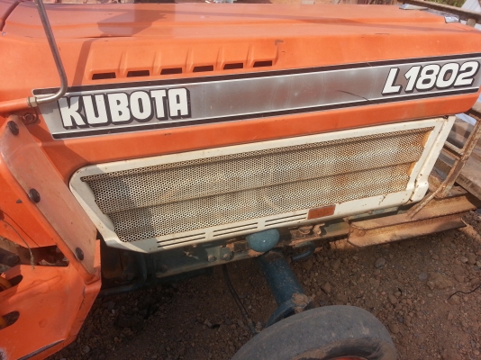 คูโบต้า L1802 พร้อมผานบุก 4  รถไร่สภาพดี เดิมๆถูกๆ