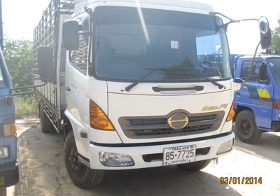 ขาย Mega FC4J ปี51 กระบะคอกยาว 5.8 m เครื่อง JO5C-TS 150 แรง โทร 088-4501277