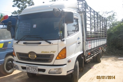 ขาย Mega FC4J ปี51 กระบะคอกยาว 5.8 m เครื่อง JO5C-TS 150 แรง โทร 088-4501277