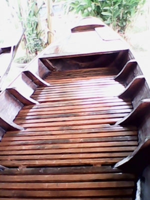 เรือป๊าบไม้สัก สภาพพร้อมใช้ ขาย 32,000 บาท