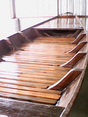 เรือป๊าบไม้สัก สภาพพร้อมใช้ ขาย 32,000 บาท