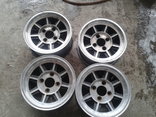 ขายล้อ ฮายาชิ ขอบ13 กว้าง6นิ้ว 4รู110 หายาก