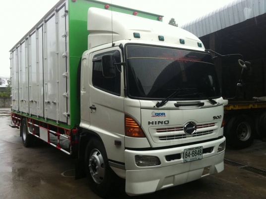 HINO MEGA FG 6 ล้อ ตู้บรรทุก 10 บาน