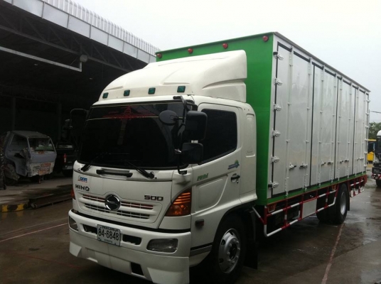 HINO MEGA FG 6 ล้อ ตู้บรรทุก 10 บาน