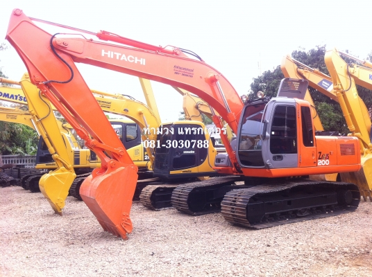 Hitachi ZX200 สนใจติดต่อ ท่าม่วง แทรกเตอร์ 085-1746828, 081-3030