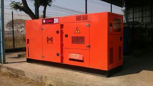 เครื่องกำเนิดไฟฟ้า ขนาด 200 kVA. (160kw.) ตู้เก็บเสียง