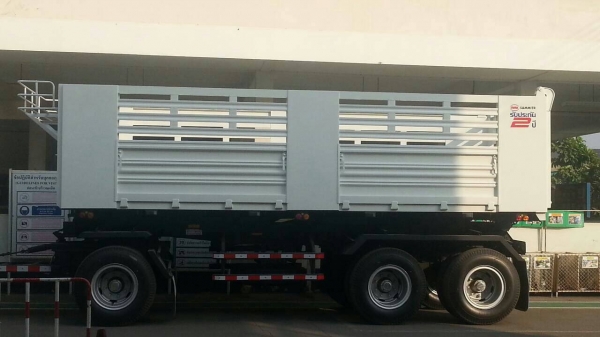 สิบล้อสองเพลา มาแล้วกับกะบะสามมิตรแบบใหม่ ล่าสุด