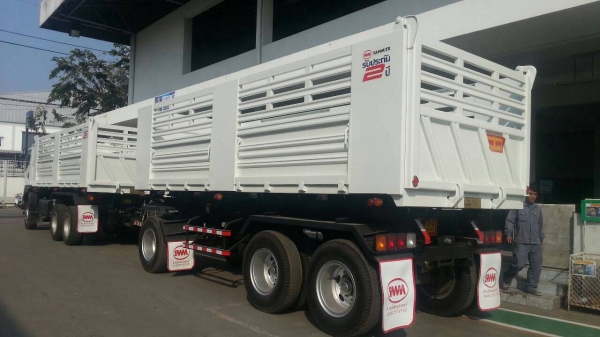 สิบล้อสองเพลา มาแล้วกับกะบะสามมิตรแบบใหม่ ล่าสุด