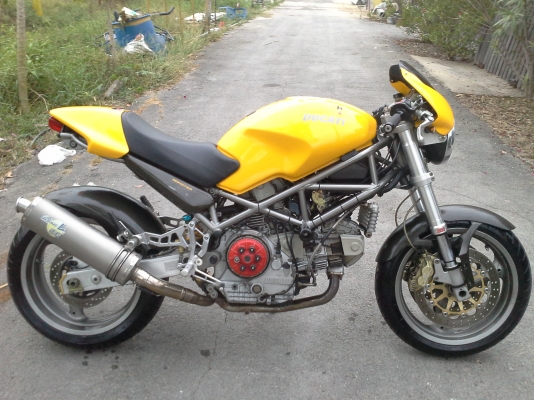 DUCATI M900ie ปี03 สรรพสามิตรแท้ ของเเต่งเยอะ กุญแจ3ดอก