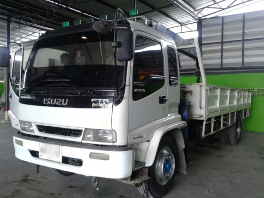 ขายISUZU DECAรถติดเครนุุ6ล้อเครน3ตัน4ปอกท้องแบนกระบะยาว6.30เมตร เครื่องดี กระบะมีตำหนิหน่อยครับ
