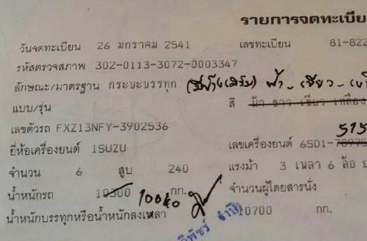***ขายแล้วครับขอบคุณ Truck2hand 10ล้อ2เพลา พ่วง แม่+ลูกไม่ดั้ม แม่ ISUZU ROCKY 210 FXZ13NFY ปี41 วางเครื่อง6SD1 240HP (ลงเล่ม) เครื่องแน่น แรงดี เกียร์เดิม เบรคทริฟฟี่ พ.พาวเวอร์ ช่วงล่างเดิม คัสซีสวยเดิมไม่ปะไม่ดาม กระบะเหล็กสภาพดี(ตอนนี้ใส่ข้างแล้ว) พื้