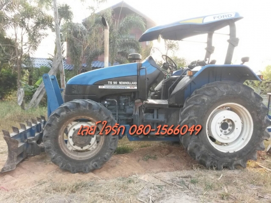 **870,000 บ.ต่อรอง**ขายรถไถ2เพลา"เก่านอก"Ford Newholland ts90 ปี54 เกียร์ข้าง กรองเล็ก คานหน้า คาราโร่ อุปกรณ์ 2ชิ้น ใบดัน หางพรวน3 KHL สภาพดี เครื่องเดิมปั้มเดิม แห้งดี แรง ช่วงล่างดี แขนไม่ปะ ระบบไฮฯ ใช้งานปกติไม่มีแตก ยางดี4เส้น พร้อมใช้ พร้อ